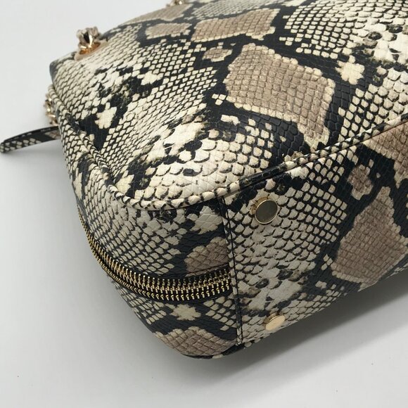 I.N.C. International Concepts Deliz Medium Snake Embossed Chain Shoulder Bag - Picture 9 of 11